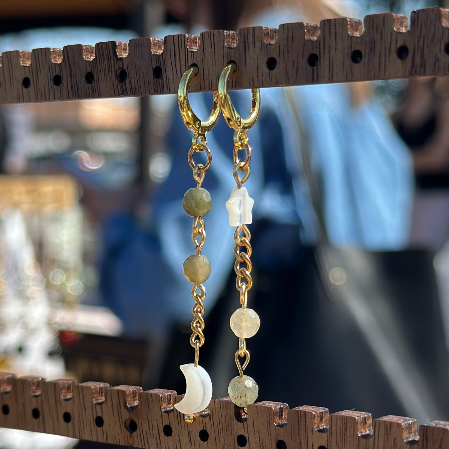 Star & Moon Earrings