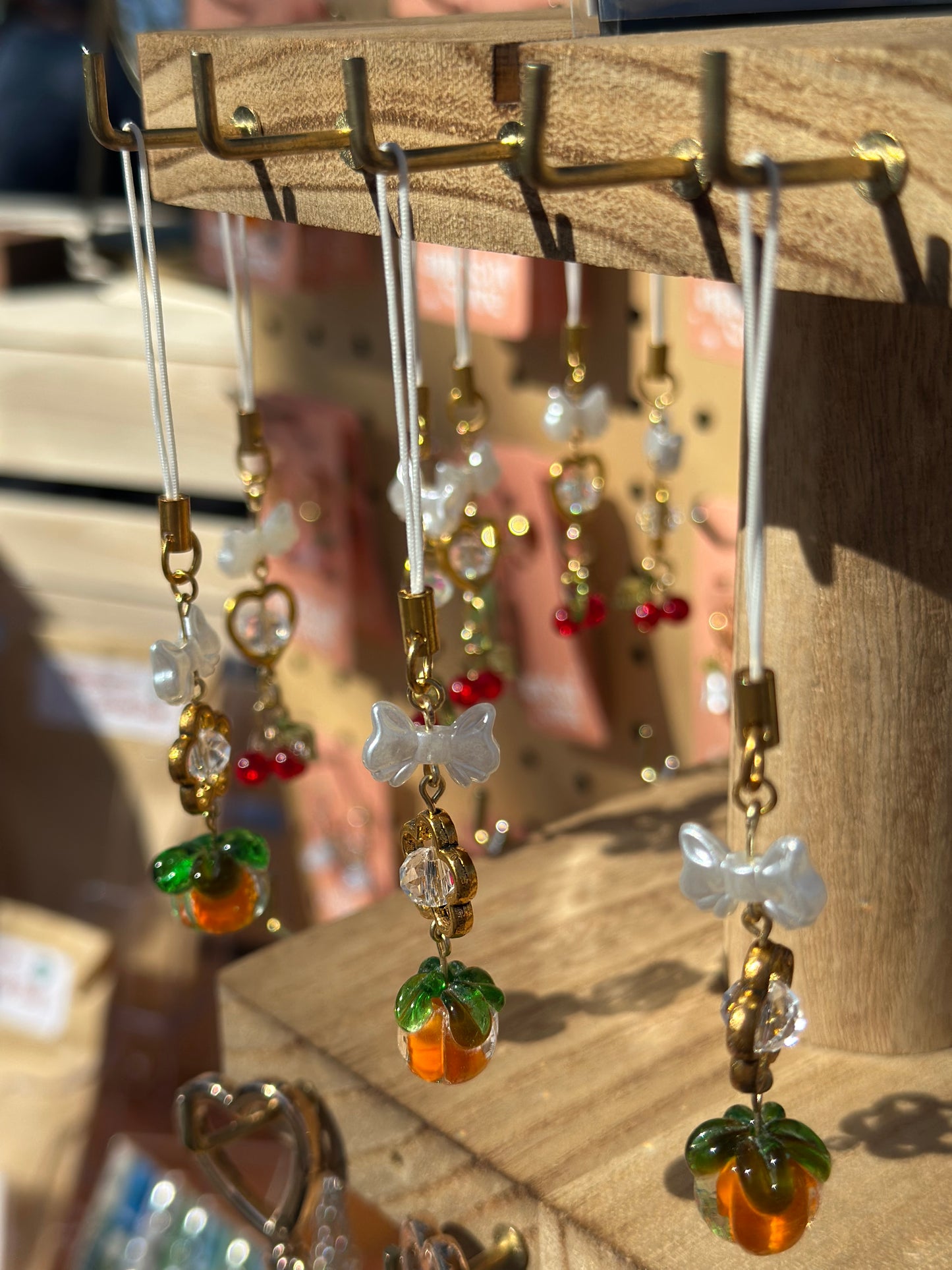 Persimmon Phone Charm