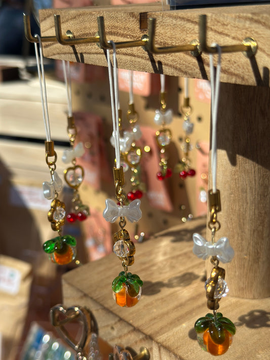 Persimmon Phone Charm