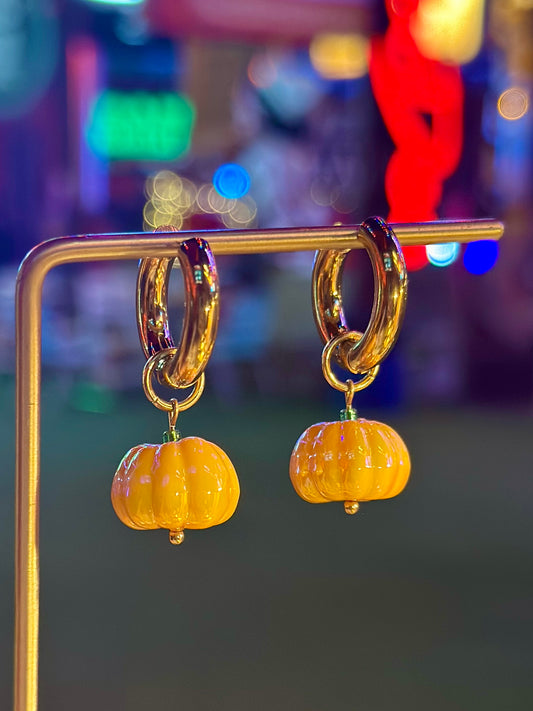 Pumpkin Earrings