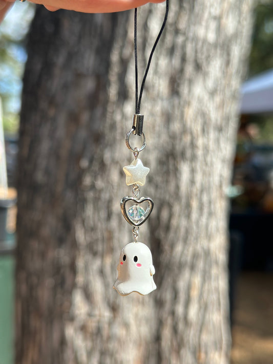 Ghost Phone Charm