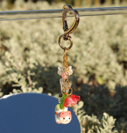 Gold Heart Keychain