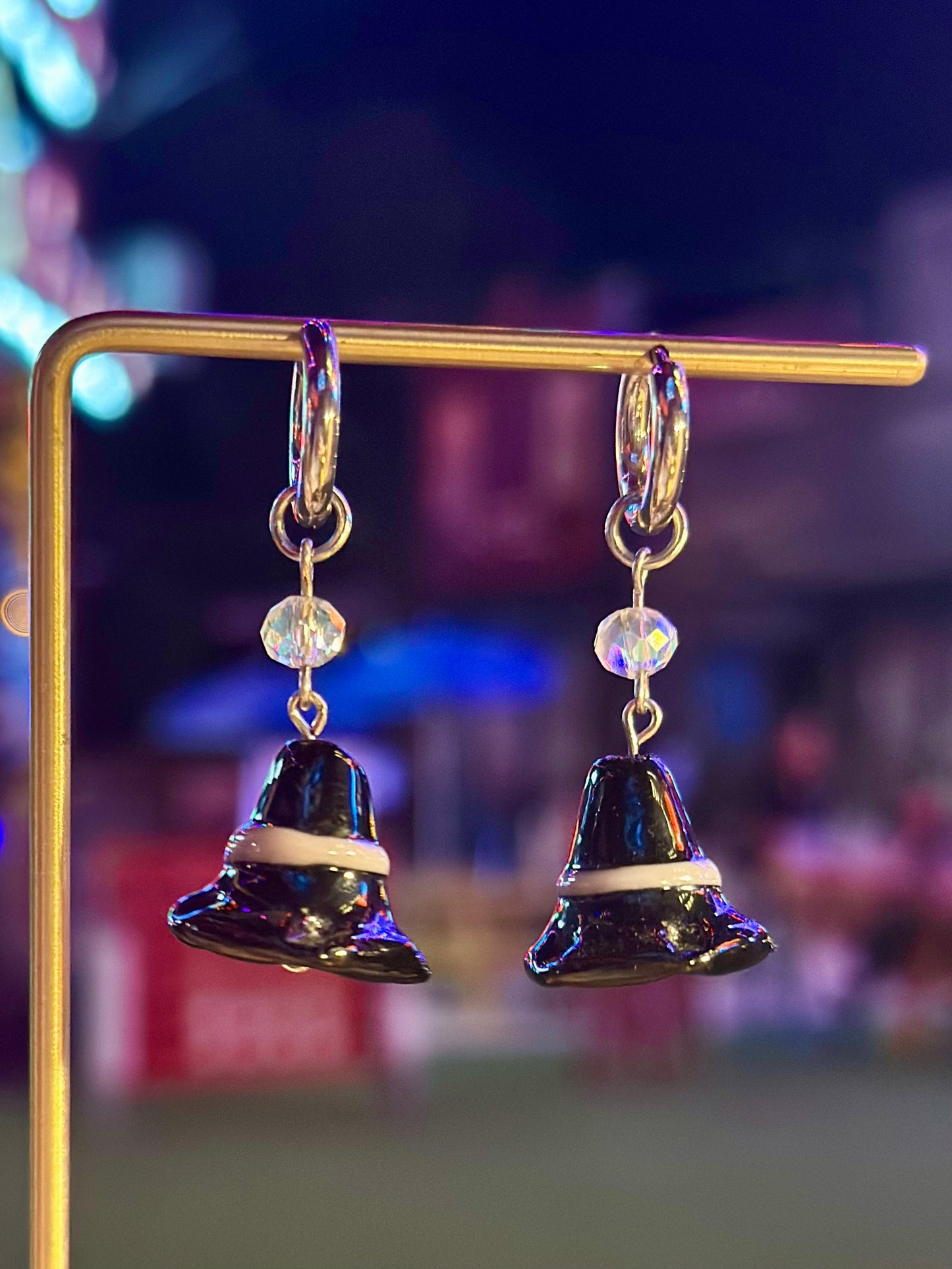 Witch Hat Earrings