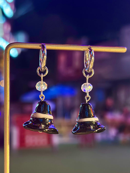 Witch Hat Earrings