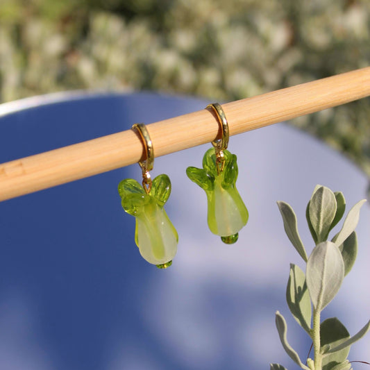 Bok Choy Earrings