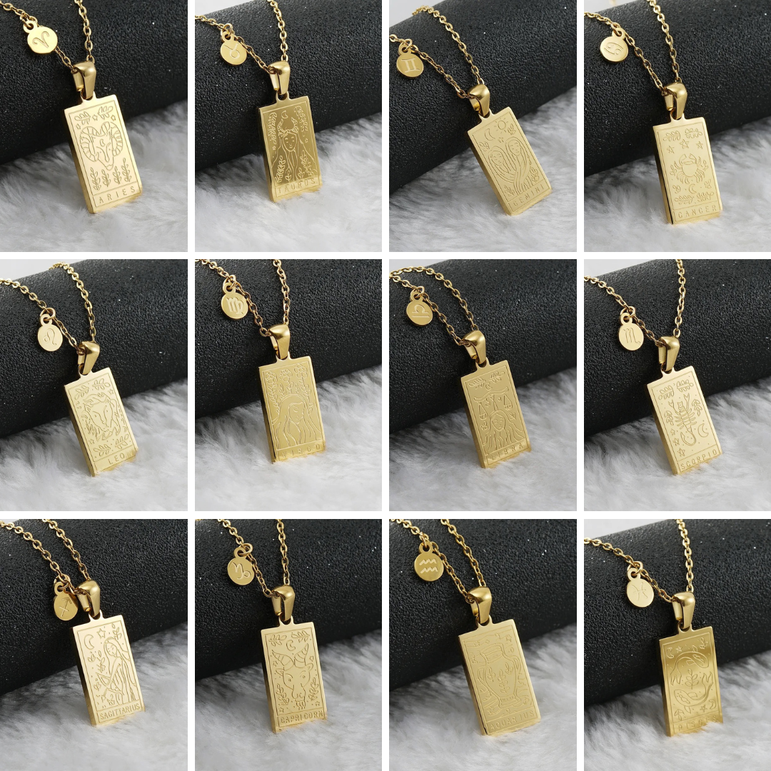 Custom Charm Necklace - Gold